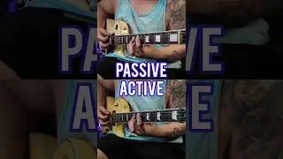Metal riff comparison🤘- Passive Vs. Active Pickups 2 #guitar #comparison #metalguitar #metal