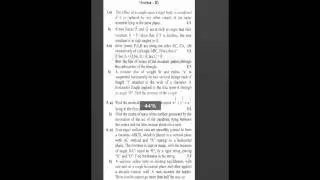 PUNJAB UNIVERSITIES;Past paper Mathematics B course paper A 2012