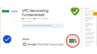 [NEW] VPC Networking Fundamentals | #GSP210 | #googlecloud