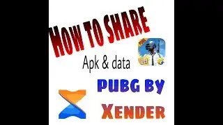 || How to share pubg game by xender || Pubg mobile || Android || Techno Man Studio