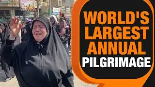 Iraq | Exclusive Visuals of Pilgrims at Karbala Commemorating Arbaeen | News9