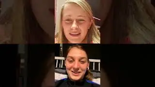 Live Instagram video Oranjeleeuwinnen and BelgiumRedFlames