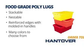Stack & Nest Poly Meat Lug Totes