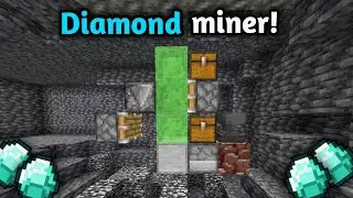 DIAMOND Miner in Minecraft Bedrock 1.21! (MCPE/Xbox/PS4/Nintendo Switch)