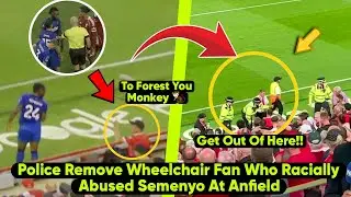 New Video 🤯 Police Remove Wheelchair-Bound Fan Who Racially Abused Antoine Semenyo at Anfield 🥺💔