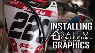 Salem Construction Dirtbike Graphics Installation | Timelapse