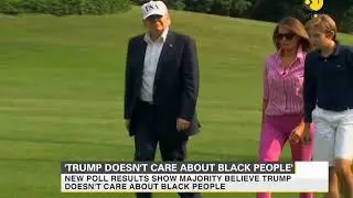 Trump doesn't care about black people, suggest polls