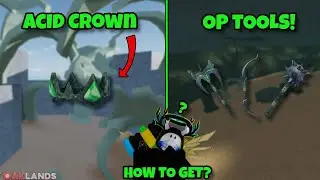 How to get Acid Crown + Acidlands Shop location. #roblox #oaklands