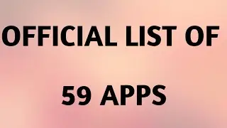 Official list of banned Chinese apps ||ban in india ||
