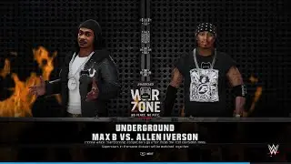 WWE 2K25 Def Jam Universe | Max B vs Allen Iverson | Underground Street Fight at WARZONE