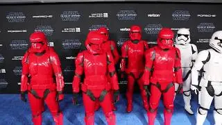 Sith Troopers & Stormtroopers - premiere of Star Wars: The Rise Of Skywalker