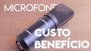 Microfone USB CUSTO-BENEF&Iacute;CIO - Arcano Black AM-01