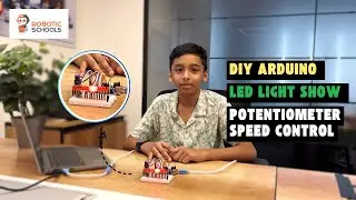 DIY Arduino LED Light Show: Potentiometer Speed Control | Coding, Robotics & AI for Kids