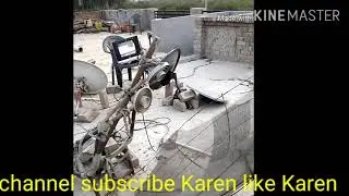How to Asiasat 7 105 degree aur 93 east  c band dish  ki ek Sath setting
