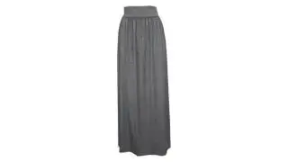 Women Ladies Pleated Fold Over Waist Jersey Long Length Viscose Gypsy Maxi Skirt by Fashions Angel
