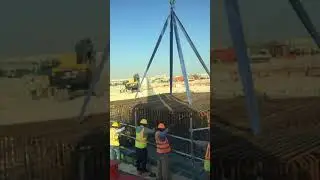 lifting of 18 tons reinforced steel bar