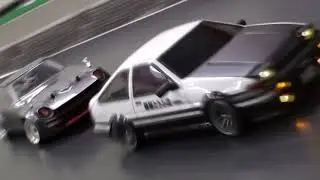 Initial D Touge style - Yokomo YD2S Plus @ Sky Hunter Hobby rc drift track video
