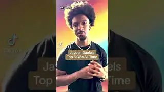Jayden Daniels Ranks His Top 5 NFL QB&rsquo;s Of All Time 🔥