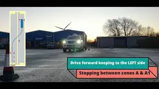 B+E (Car & Trailer) Reversing Exercise - DVSA practical test