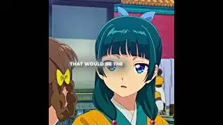 Maomao's Thoughts On The Rear Palace. #apothecarydiaries #anime #maomao