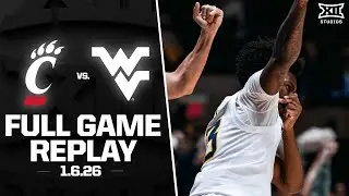 Cincinnati vs. West Virginia Full Game Replay (1.6.26) | 2025-26 Big 12 Men's Basketball