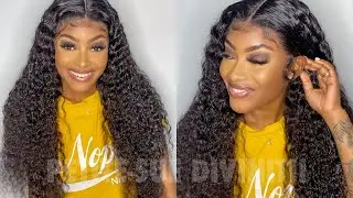 Flawless LACE MELT with Baby Hair 180% Full Deep Wave HD Lace Wig ft Alipearl Hair