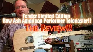 Fender American Performer Telecaster в цвете Raw Ash &mdash; обзор!