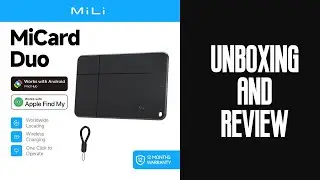 MiLi MiCard Duo Smart Card Bluetooth Tracker Wallet Finder for iOS or Android with Lost Mode and NFC