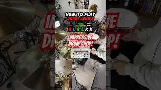 How to Play DRUM CHOPS (Easy Drum Lesson)🥁 #drums