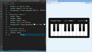 Build A Playable PIANO in HTML CSS & JavaScript   Virtual Piano 🎹 in JavaScript