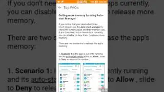 Free the memory by using Auto-start Manager