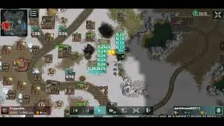 AOW3 1vs1 PM $壁まみれの防戦、からの核で反撃、判定逃げ切りはさせない