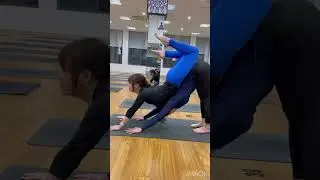 ACRO yoga with handstand || advanced yoga || acro yoga || hot yoga