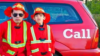 Jason e Alex sono diventati vigili del fuoco | Camion dei pompieri