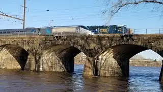 Acela and a CSX Geep