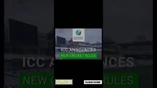 ICC announced new rules for t20 & ODI Cricket to pace up the game😍 #icc #iccworldcup #newrules
