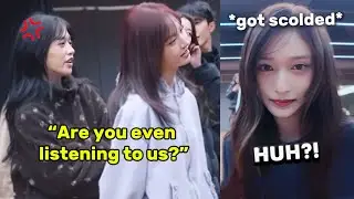 IVE LEADER YUJIN scolding LEESEO for not listening to them (they can&rsquo;t believe her)