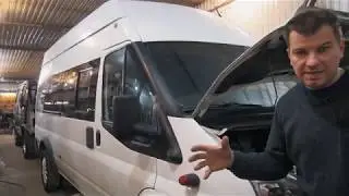 Форд Транзит установка v8 6at, кондиционера, Led линз.... #1