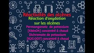 49) Réaction d’oxydation sur les alcènes (par KMnO4 ou K2Cr2O7 concentré à chaud)