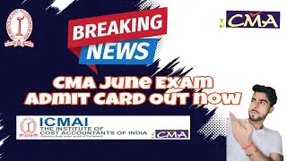 CMA Admit Card Out 🤯🫨#icmaiannouncement #cmaadmitcard #cma#foundation #intermediate #final 💯💯💯