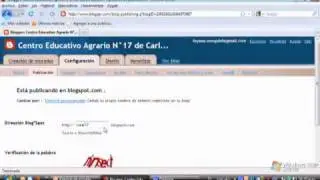 C&oacute;mo configurar el blog de blogger parte 1.avi