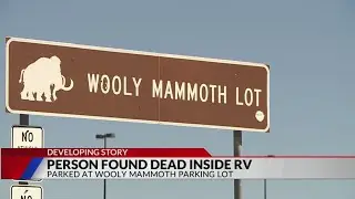 Man found dead in RV during routine parking lot check