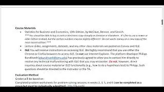 Welcome and Syllabus Review