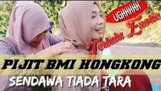 PIJAT PUNDAK WANITA,LENGAN DAN LEHER SAMPAI SENDAWA BERKALI KALI
