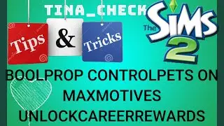 3 TRUCOS Y EXPLICACIÓN DE ELLOS EN LOS SIMS 2