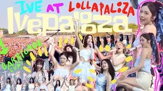 HOW TO BARRICADE LOLLAPALOOZA, first music festival exp, barricade exp & tips, IVEpalooza ✨ vlog p2