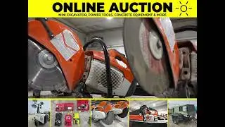 Auction Closing Soon! #auction #concrete #tools