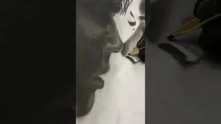 Last Goodbye- Jeff Buckley Inspired Charcoal Drawing #charcoaldrawing #musicinspired #emotionalart