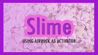 Making Slime using lavender Airwick (purple) as activator - No borax - Slime Video/Recipe