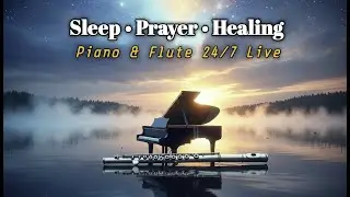 Relaxing Piano & Flute Soaking Music Live 24/7 | Sleep, Prayer & Healing Meditation